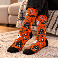 Ghost Monster Spooky Halloween Socks