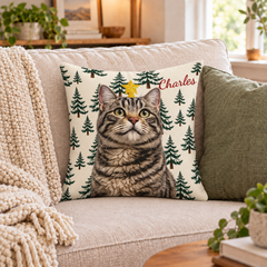 Custom Holiday Pet Pillow