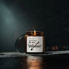 Custom Would you be my Valentine's Candle
