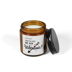 Custom Would you be my Valentine's Candle