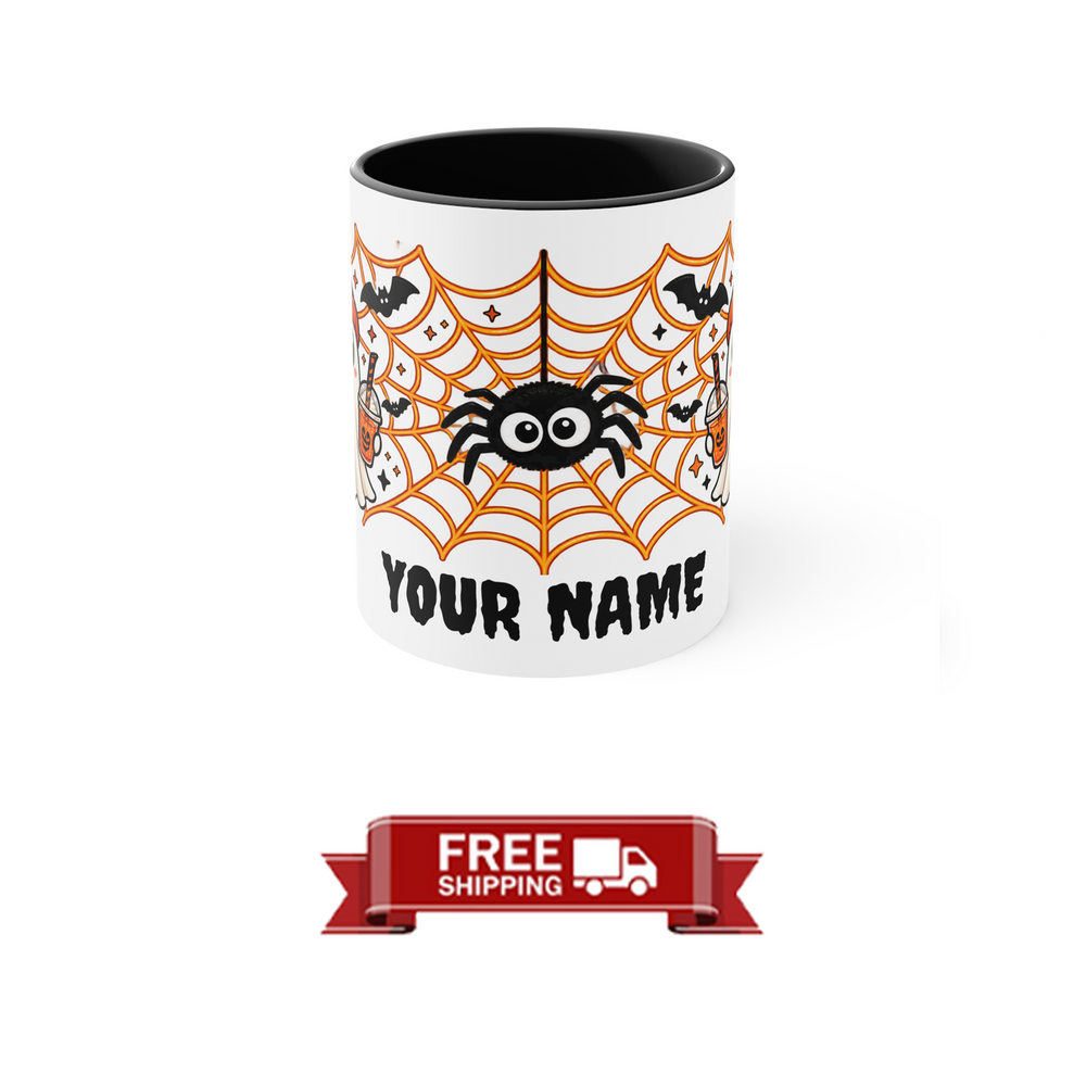 Custom Spooky Web Squad Halloween Mug