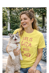 Life Is Better With Cats T-Shirt
