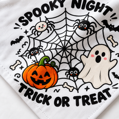 Spooky Night Trick Or Treat Halloween Bandana