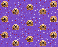 Custom Bones & Paws Pet Blanket Cover